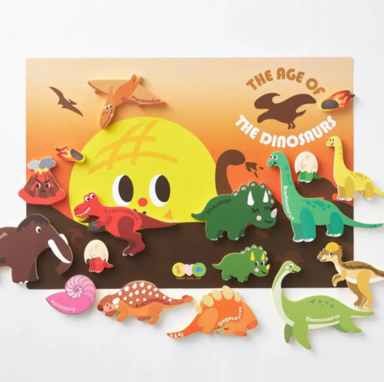 Creative Play Bath Stickers & Poster Set – Dinosaur