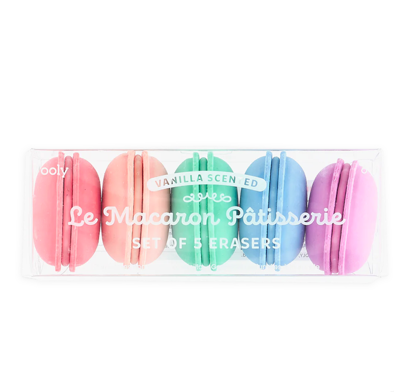 Le Macaron Pâtisserie Scented Erasers - Set of 5