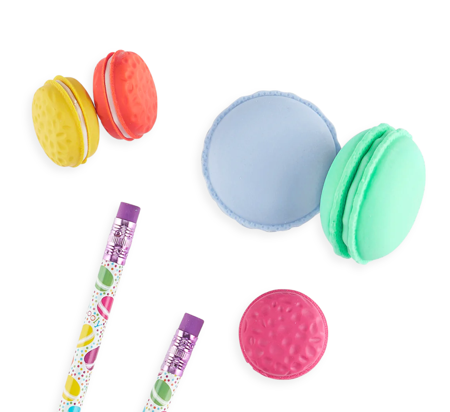 Le Macaron Pâtisserie Scented Erasers - Set of 5
