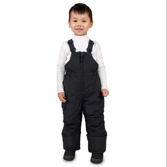 Kids Snow Overalls | Black