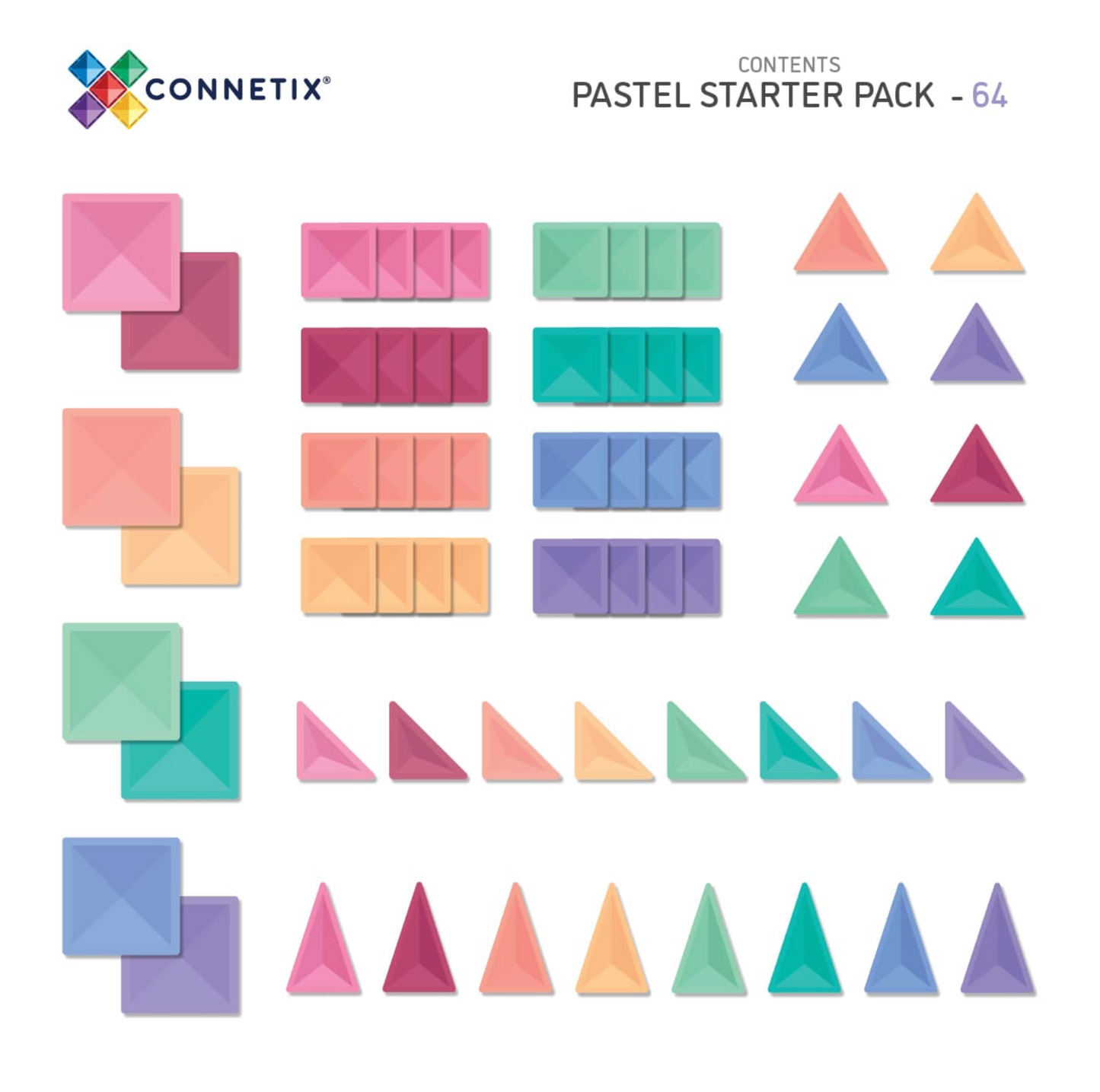 Pastel Starter Pack 64 pc
