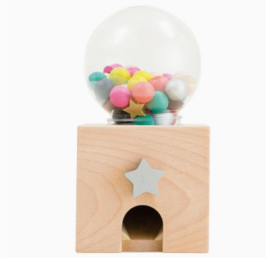 Gatcha Gatcha Wooden Gumball Dispenser