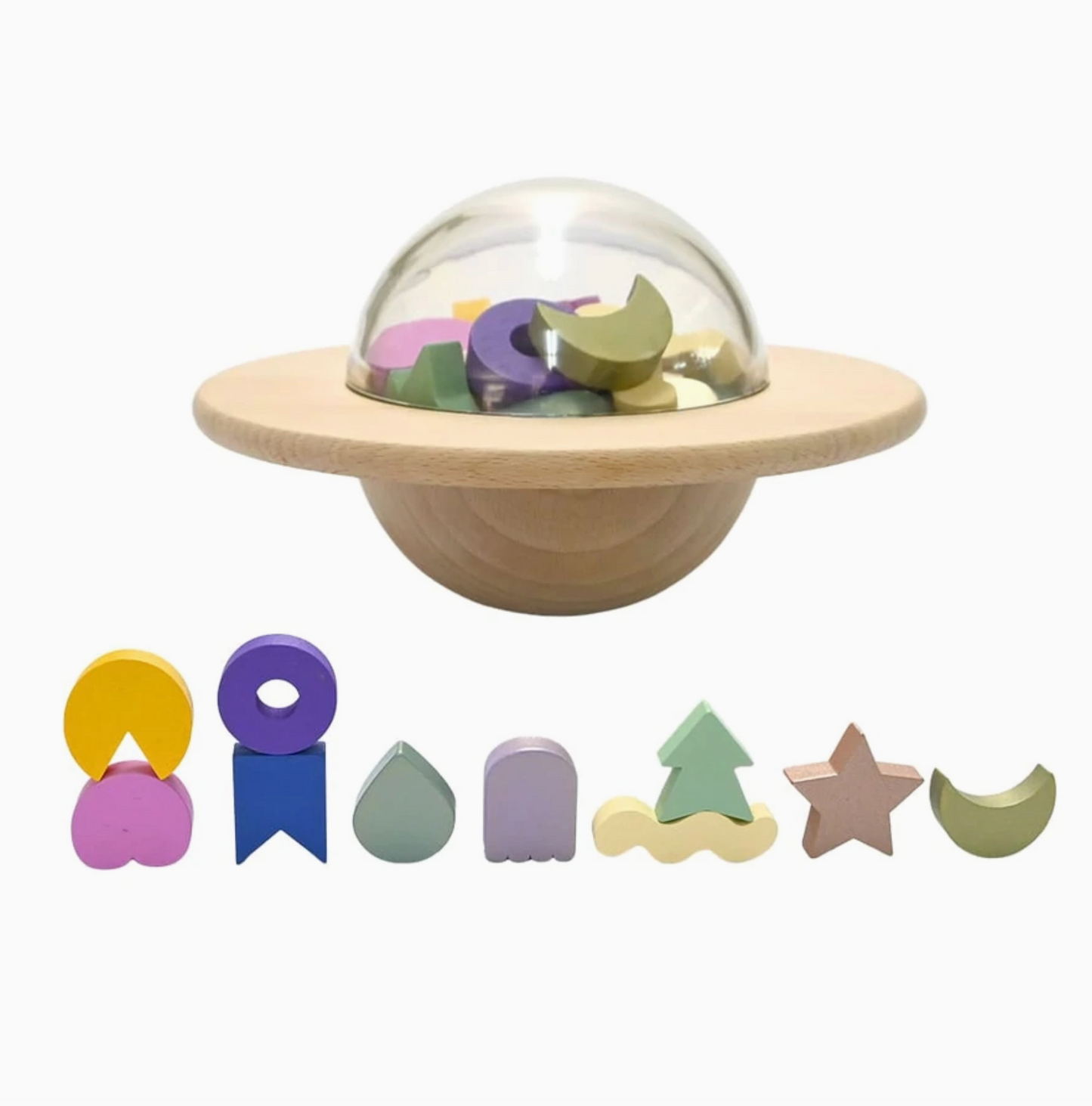 Ufo Wooden Balance Game