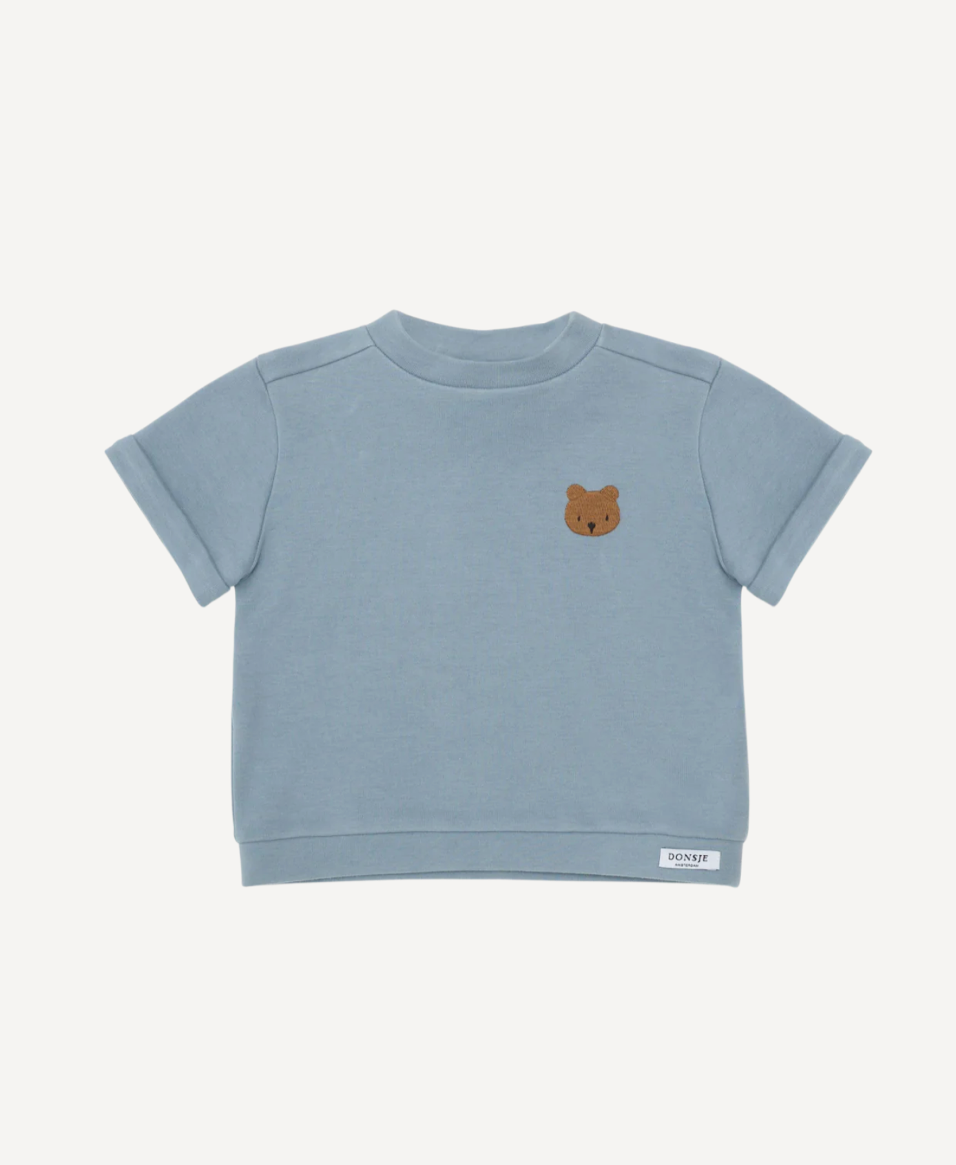 Jarne T-Shirt | Bear | Foggy Blue