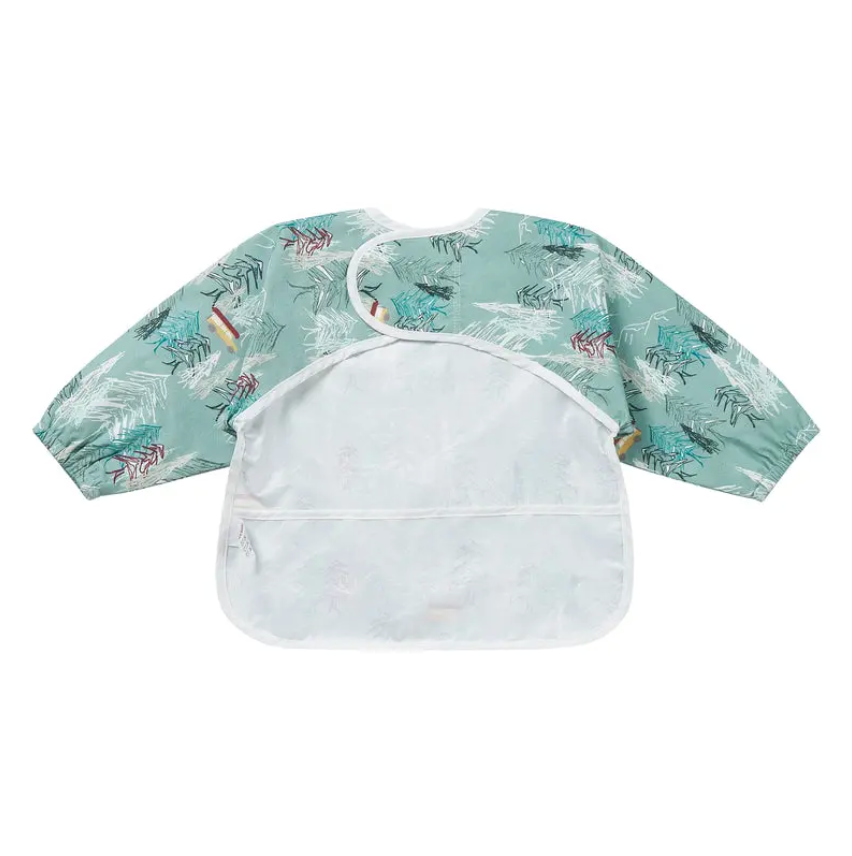 Bamboo Long Sleeve Bib Cover 1,2,Tree