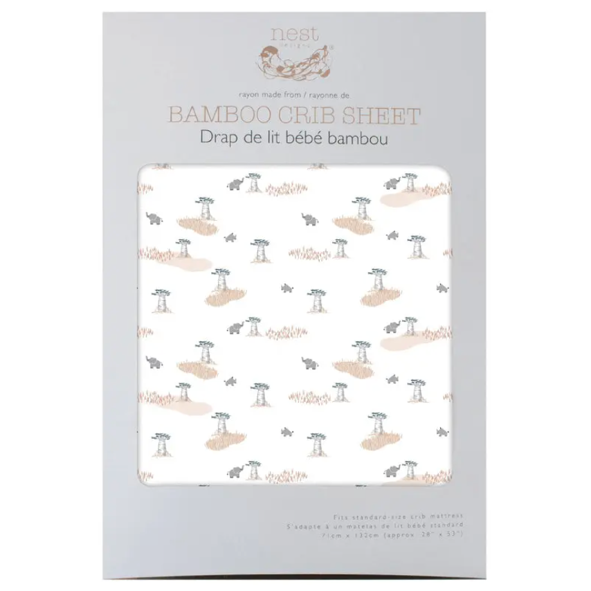 Bamboo Crib Sheet Baby Baobabs