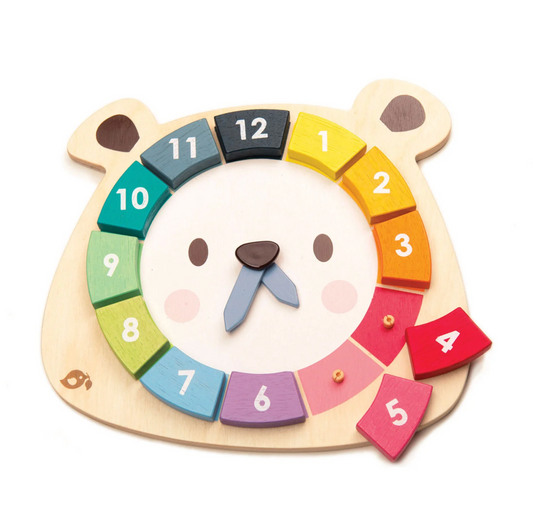 Bear Colors Clock