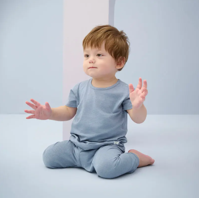 Bamboo Jersey Short Sleeve PJ Set Troposphere