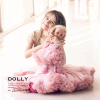 DOLLY BY LE PETIT TOM ® ISABELLA PINK PETTISKIRT ROSE & DUSTY PINK