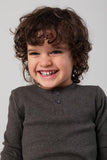 MarMar Long Sleeve Henley - Coffee Mel.