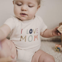 I Love Mom Graphic Bodysuit