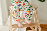 Raglan Bamboo Pima Short Sleeve Sleep Suit 0.6 TOG - Eric Carle Farmer's Market