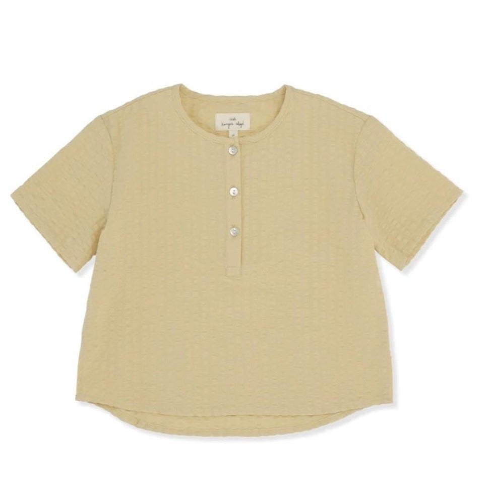 Ace short sleeves shirt - reed yellow (3Y Only)