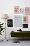 Message Board A3 - Black