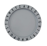 Eat & Learn Plate Tritan - Grey