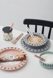 Eat & Learn Plate Tritan - Grey