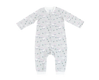 Organic Cotton Long Sleeve Romper - Down The Rabbit Hole