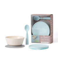 Miniware My First Bites Set (Vanilla/Aqua)