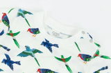 Bamboo Jersey Long Sleeve PJ Set - Eric Carle Blue Birds