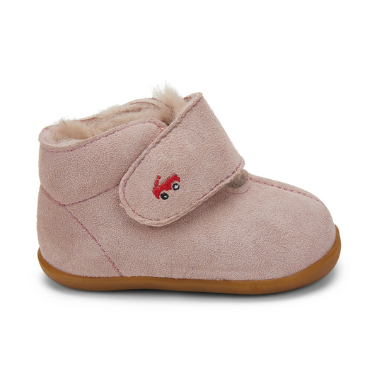 Avery (First Walker) Pink Shearling