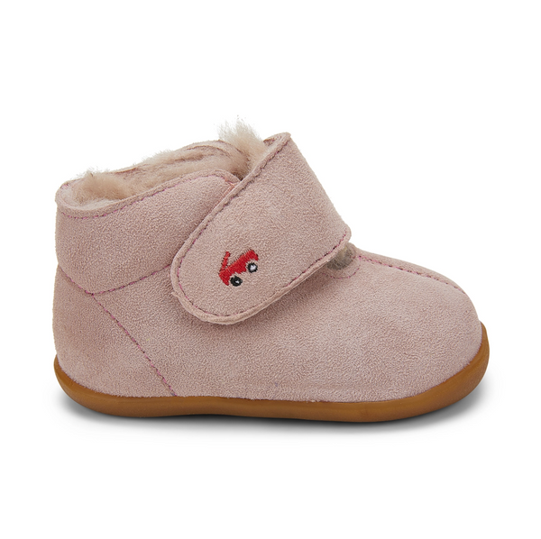 Avery (First Walker) Pink Shearling