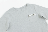 Women's Organic Cotton Long Sleeve Pocket Tee PJ Set - Dear Oh Deer
