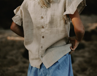 The Frill Linen Top