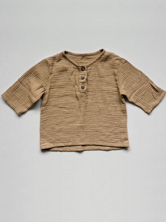 The Muslin Henley （12-18M Only)