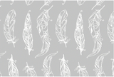 Bamboo Baby Bandana Bib - Feather Grey