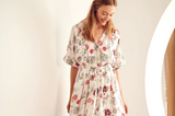 Women's Bamboo Silk Robe - Pompom