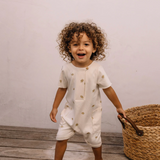 Studio Boheme AIMÉ PLAYSUIT Ecru Banana