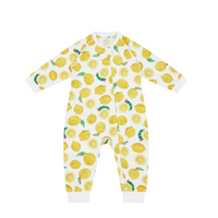 Bamboo Jersey One-Piece Zip Footless Sleeper- Eric Carle Lemon Squeezy