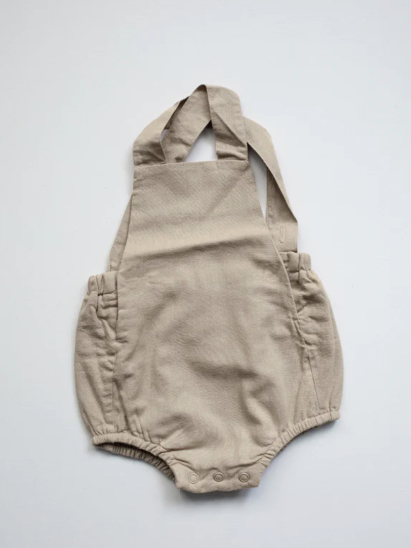 The Linen Overall Romper SALE (4-5Y Only)