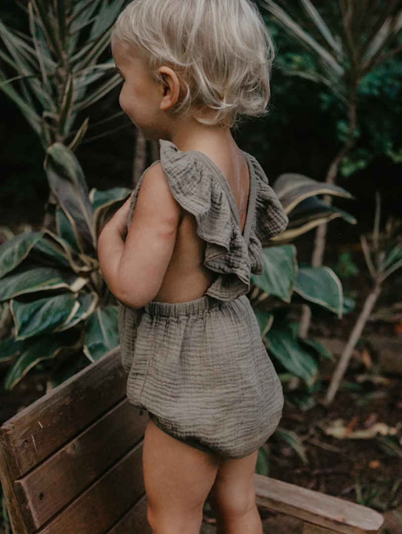 The Ruffle Romper SALE (12-18M Only)