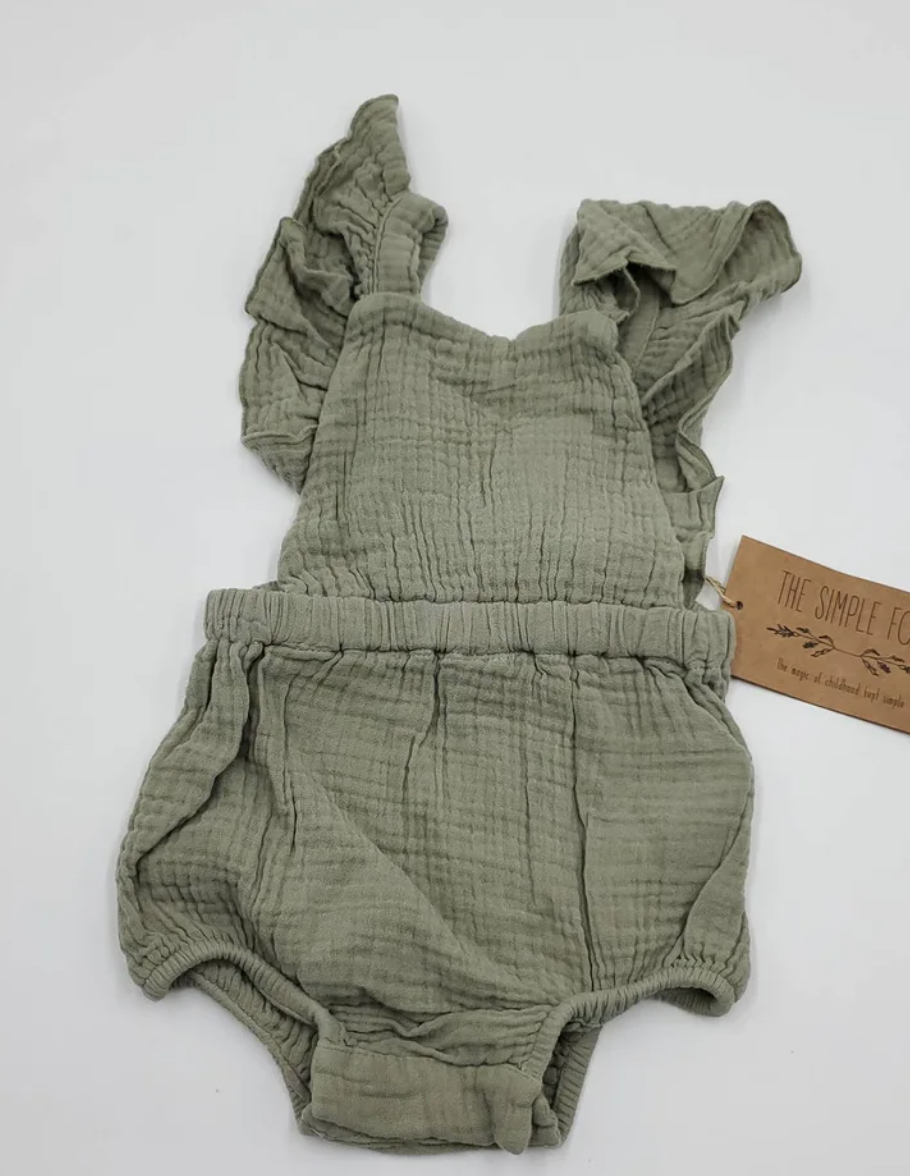 The Ruffle Romper SALE (12-18M Only)