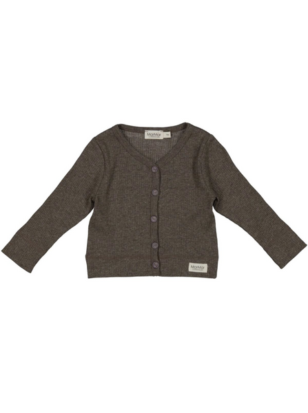 MarMar Long Sleeve Cardigan - Coffee Mel.
