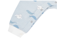 Organic Cotton Long Sleeve Romper - Beluga Boogie