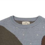 Lapis knit blouse - quarry sheep