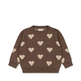 Lapis knit blouse - bunny brown melange