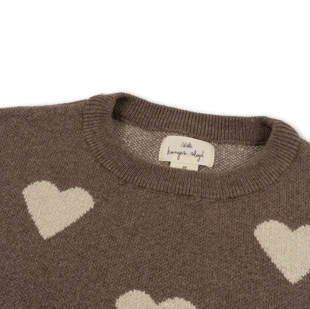 Lapis knit blouse - bunny brown melange