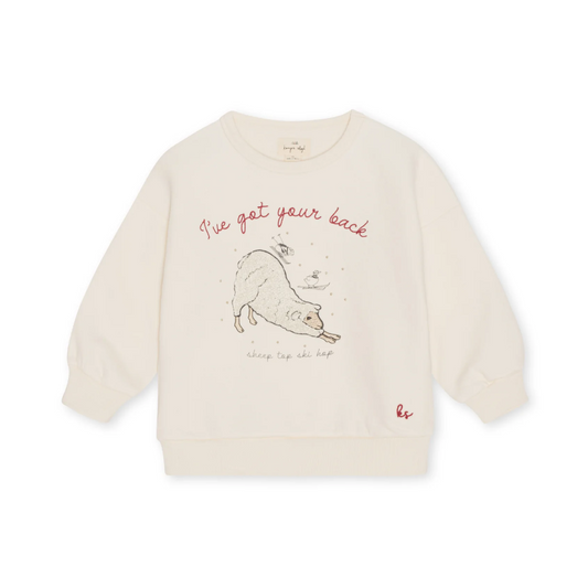 Lou sweatshirt - antique white