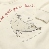 Lou sweatshirt - antique white