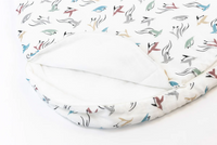 Raglan Bamboo Long Sleeve Sleep Bag 2.5 TOG - Rainbow Swim
