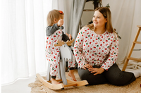 Women's Organic Cotton Long Sleeve PJ Set - Eric Carle Candy Cane Lane