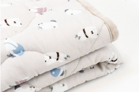 Small Quilted Bamboo Winter Blanket 3.2 TOG - Winter Skate