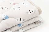 Small Quilted Bamboo Winter Blanket 3.2 TOG - Winter Skate