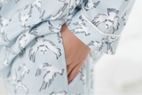 Women's Bamboo Long sleeve Button-up PJ Set - Guess Hoo
