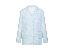 Women's Bamboo Long sleeve Button-up PJ Set - Snowy Peaks