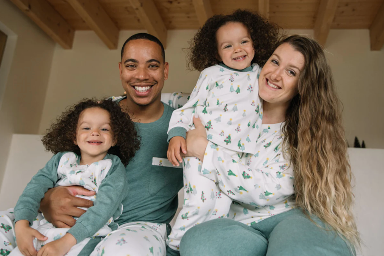 Organic Cotton Two-Piece PJ Set - Twinkle Trees Organic Cotton Two-Piece PJ Set - Twinkle Trees