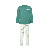 Men's Organic Cotton Long Sleeve PJ Set - Twinkle Trees